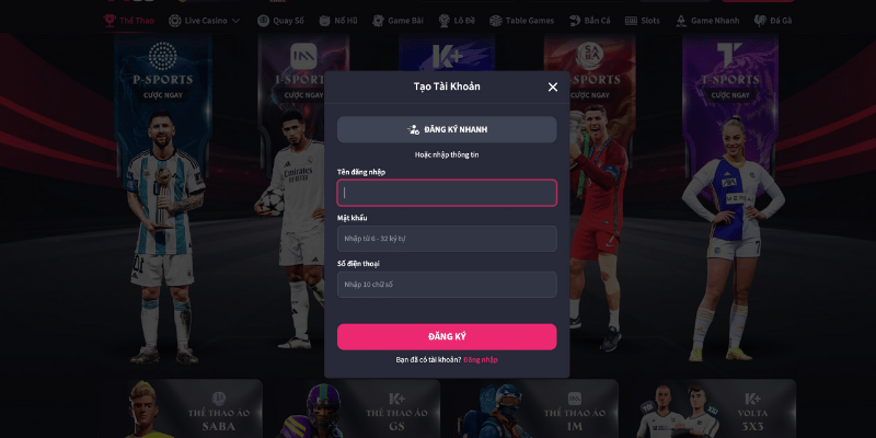 Quy trình đăng ký và đăng nhập TX88 đơn giản chỉ trong 3 bước.